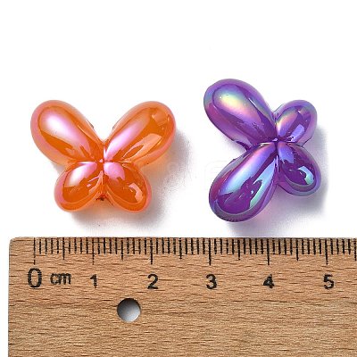 Imitation Jelly Acrylic Beads X-OACR-E033-14-1