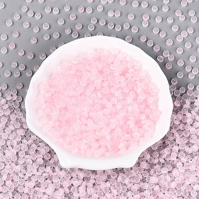 Baking Paint Glass Seed Beads GLAA-T023-43J-1