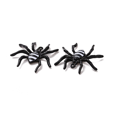 Halloween Rack Plating Alloy Enamel Pandants LS-PALLOY-O109-56EB-1