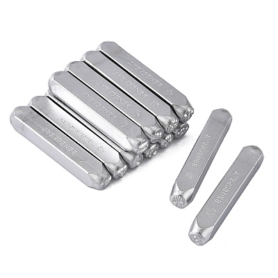 Iron Metal Stamps AJEW-L060-03I-1
