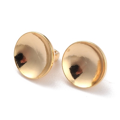 Rack Plating Brass Bead Cap Pendant Bails KK-O139-09B-G-1