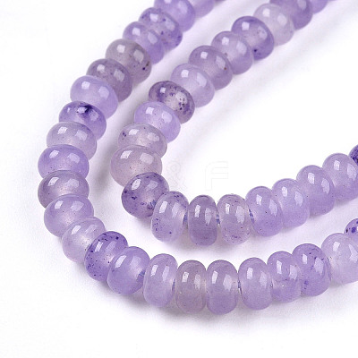Dyed Natural White Jade Beads Strands G-T139-57A-08-1