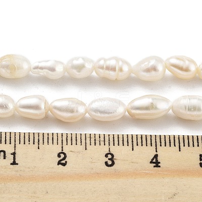 Natural Keshi Pearl Cultured Freshwater Pearl Beads Strands PEAR-P062-34-1