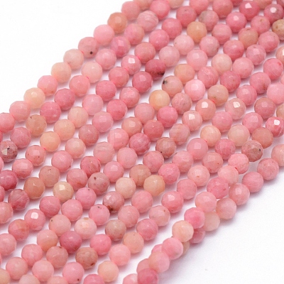 Natural Rhodonite Beads Strands G-E411-11A-4mm-1