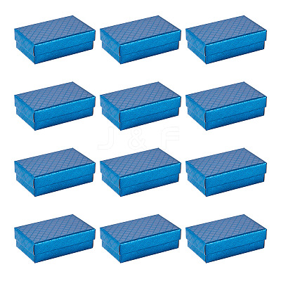 Rectangle Cardboard Paper Jewelry Box CON-TAC0015-01E-1