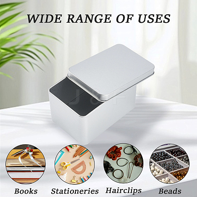 Tinplate Storage Boxs with Lids CON-WH20001-25B-1