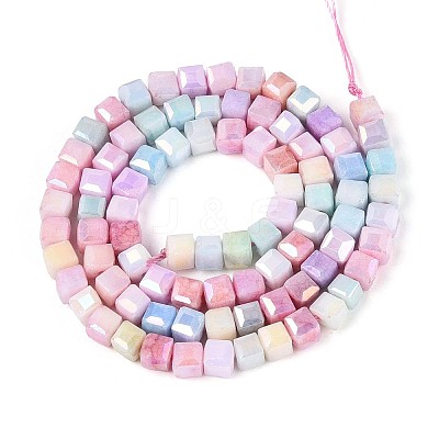 Anti-Tarnish Electroplate Glass Beads Strands X-GLAA-T025-4mm-10M-1