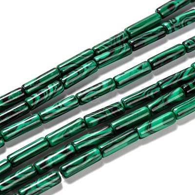 Synthetic Malachite Beads Strands G-F247-41-1