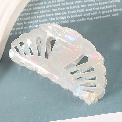 Cellulose Acetate(Resin) Claw Hair Clips OHAR-PW0003-034A-1