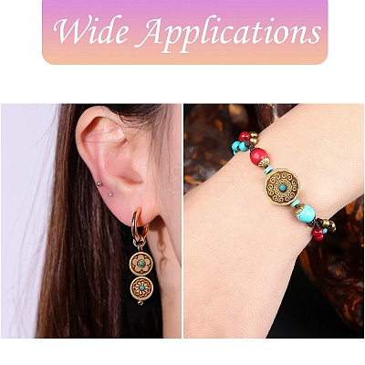 14Pcs 7 Styles Wood Beads WOOD-CJ0002-42-1