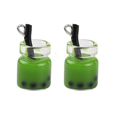 Glass Bottle Pendants CRES-S359-01H-1