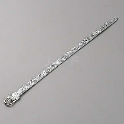 Blank PU Leather Cord Bracelet with Alloy Clasps AJEW-TAC0041-01B-11-1