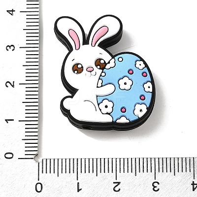 Easter Themed Silicone Focal Beads SIL-L006-A04-1
