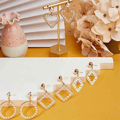 DIY Dangle Earring Making Kits DIY-SC0011-85G-1