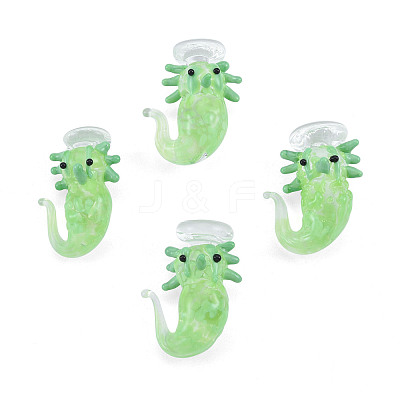 Handmade Bumpy Lampwork Beads LAMP-N029-022B-1