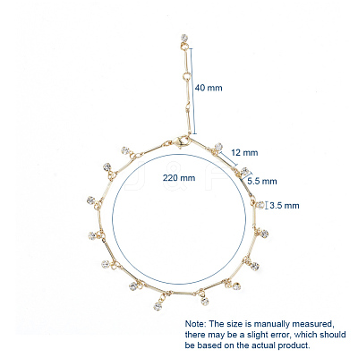 Charm Anklets AJEW-AN00280-1