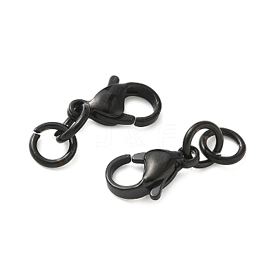 304 Stainless Steel Lobster Claw Clasps STAS-K313-01D-EB-1