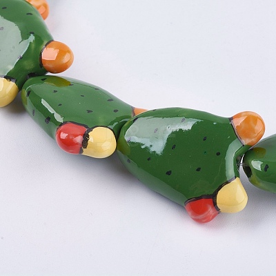 Handmade Porcelain Beads PORC-G002-16-1