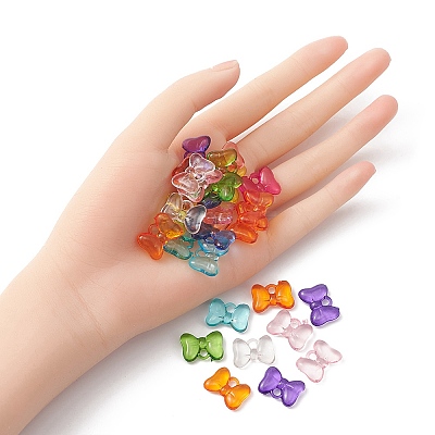 Transparent Acrylic Pendants TACR-YW0001-79-1