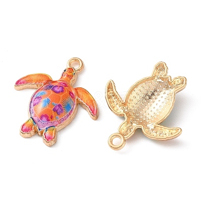 Printed Alloy Pendants AL-CBAFB12-04G-1