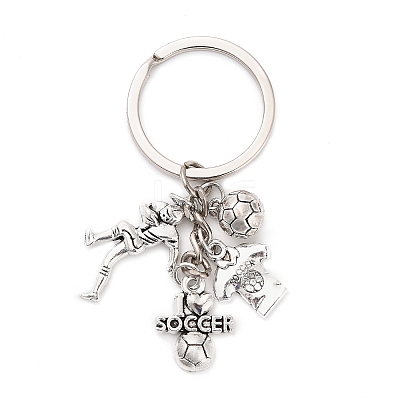 Zinc Alloy Keychains KEYC-I118-01ASP-03-1