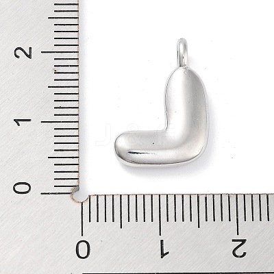 Rack Plating Brass Balloon Letter Pendants LS-KK-C050-01P-L-1