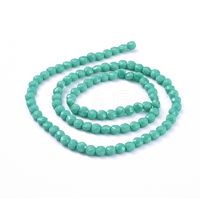Glass Beads Strands EGLA-J149-B07-1