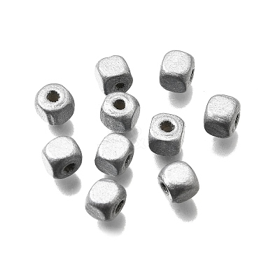 Spray Painted Wooden Beads WOOD-P021-01A-M-1