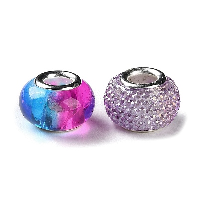 Resin European Beads RESI-G080-01F-1