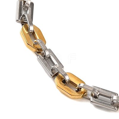 201 Stainless Steel Link Chain Bracelets BJEW-B078-139GP-1