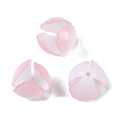 Simulation Lotus Shape Acrylic Bead Cap SACR-A008-03-1
