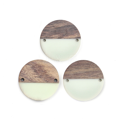 Resin & Walnut Wood Links connectors RESI-T023-16A-1