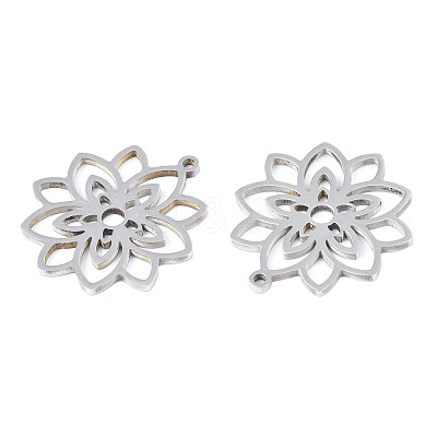 Non-Tarnish 201 Stainless Steel Pendants STAS-N098-050P-1