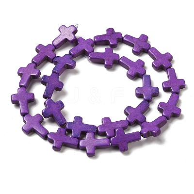 Synthetic Turquoise Dyed Beads Strands G-P507-06A-1
