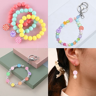 200Pcs Handmade Polymer Clay Beads CLAY-CJ0001-62-1