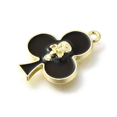 Alloy Black Enamel Gothic Style Pendants PALLOY-R157-06G-09B-1