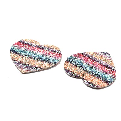 PU Leather Big Pendants FIND-R050-01C-1