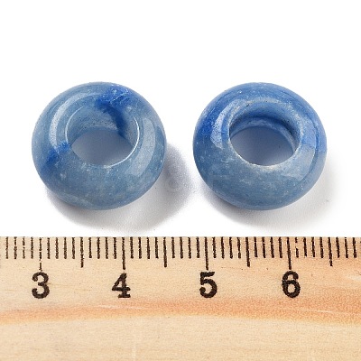 Dyed & Heated Natural Blue Aventurine Beads G-C134-02E-1