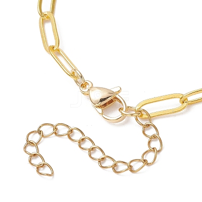3Pcs 304 Stainless Steel & Brass Paperclip Chain Bracelets Set for Women BJEW-JB12658-1