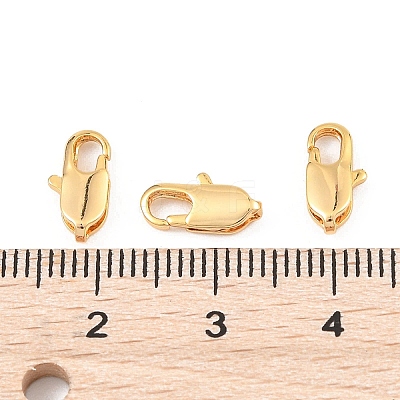 SHEGRACE Brass Lobster Claw Clasps XGR0006G-07G-1