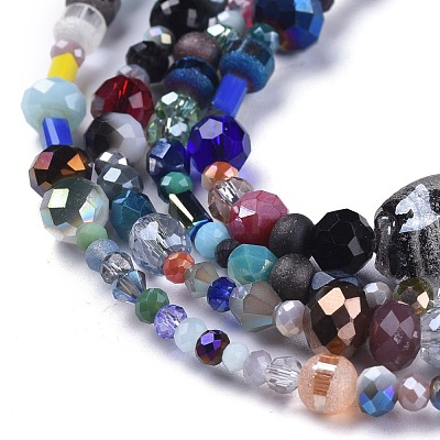 Glass Beads Strands X-GLAA-I043-02-1