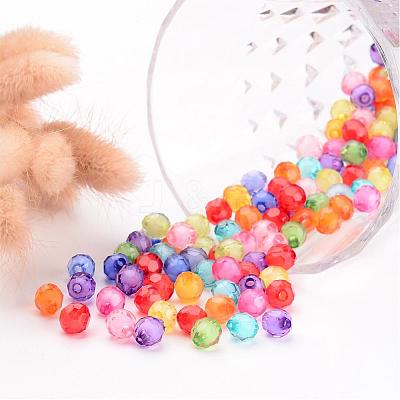 Transparent Acrylic Beads TACR-S113-7mm-M-1
