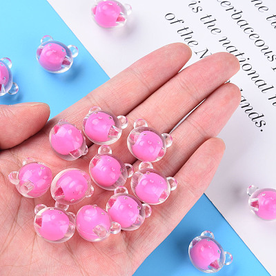 Transparent Acrylic Beads MACR-S373-122-B04-1