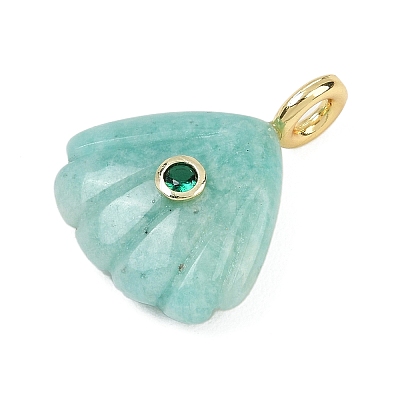 Natural Amazonite Carved Pendants G-G330-02G-07-1
