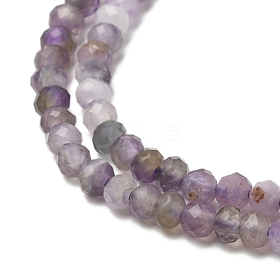 Faceted Natural Amethyst Beads Strands LS-G-RM241221-O4-1