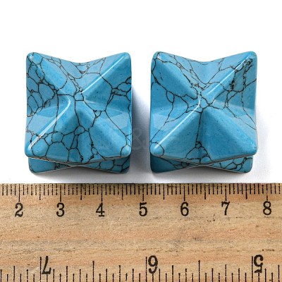 Dyed Synthetic Turquoise Beads G-A206-01B-55A-1