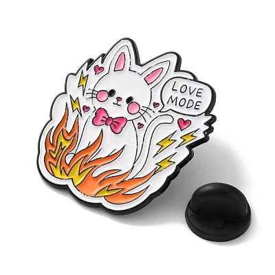 Flaming Animal Theme Enamel Brooches AL-I003-02EB-03-1