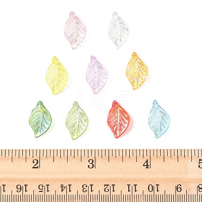 400Pcs Transparent Acrylic Pendants MACR-FS0002-31-1
