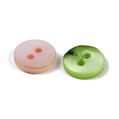 Freshwater Shell Buttons SHEL-C005-01C-1