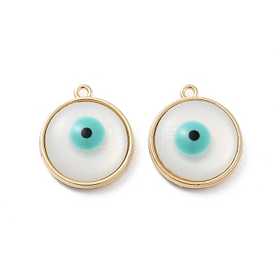Rack Plating Alloy Enamel Pendants FIND-C050-10G-1